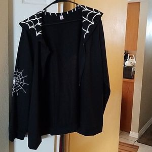 Creepy zip up jacket
